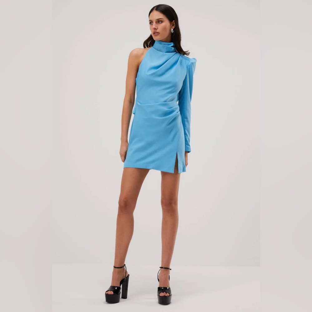 MISHA Romeo dress, aegean blue dress, Small